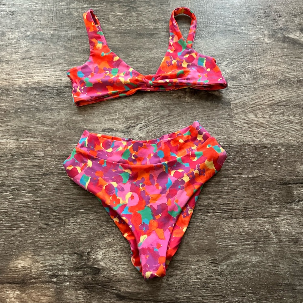 Skatie bathing suit set in açaí
